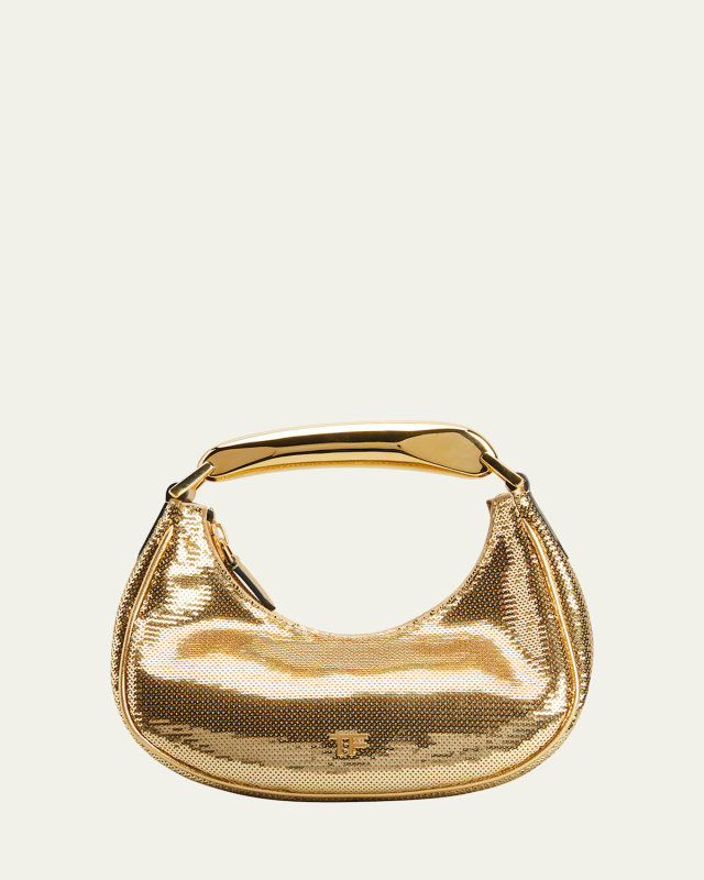 Bianca Sequins Top-Handle Bag